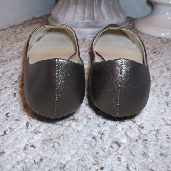 J. Jill Gold Metallic Pointed Toe Flats - Picture 5 of 9